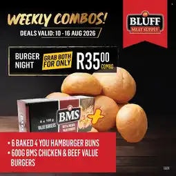 Bluff Meat Supply BMS Value Burgers offer