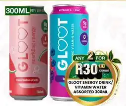 Take 'n Pay GLOOT ENERGY DRINK/VITAMIN WATER Assorted offer