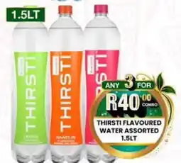 Take 'n Pay THIRSTI FLAVOURED WATER Assorted offer
