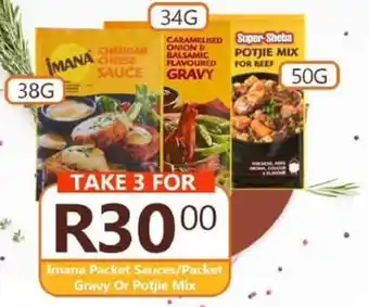 Take 'n Pay Imana Packet Sauces/Packet Gravy Or Potjie Mix offer