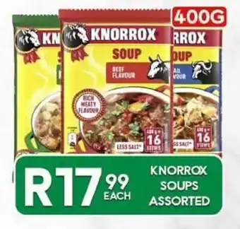 Take 'n Pay KNORROX SOUPS Assorted offer