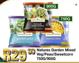 Take 'n Pay Natures Garden Mixed Veg/Peas/Sweetcorn offer