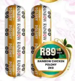Take 'n Pay Rainbow Chicken Polony offer