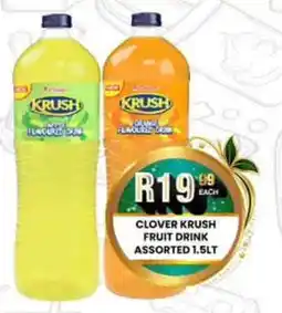 Take 'n Pay Clover Krush Fruit Drink Assorted offer