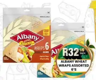 Take 'n Pay Albany Wheat Wraps Assorted offer