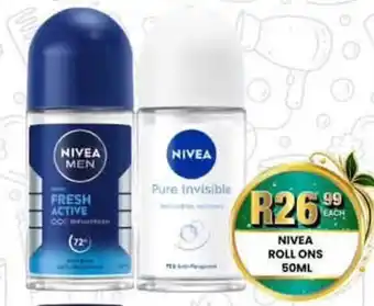 Take 'n Pay Nivea roll ons offer