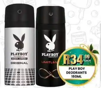Take 'n Pay Playboy Deodorants offer