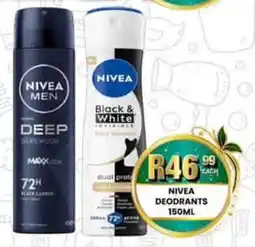 Take 'n Pay Nivea Deodrants offer