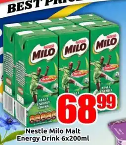 Three Star Cash and Carry Nestle Milo Malt Energy Drink offer