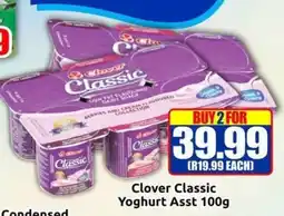 Three Star Cash and Carry Clover Classic Yoghurt Assorted offer