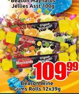 Three Star Cash and Carry Beacon Maynards Jellies Assorted offer