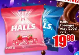 Three Star Cash and Carry Halls Lozenges Assorted offer