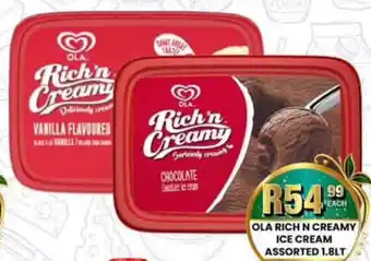 Take 'n Pay Ola rich n creamy ice cream assorted offer