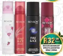 Take 'n Pay Revlon deodrant sprays assorted offer