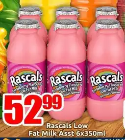 Three Star Cash and Carry Rascals Low Fat Milk offer