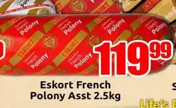 Three Star Cash and Carry Eskort French Polony offer