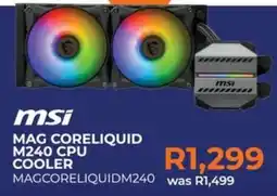 Expert msi MAG CORELIQUID M240 CPU COOLER offer