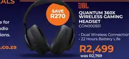 Expert JBL Quantum 360X Wireless Gaming Headset offer