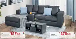 Beares Leo chaise lounge with console offer