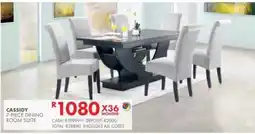 Beares Cassidy dining room suite offer