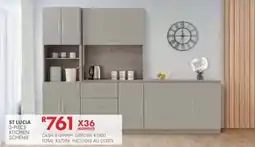 Beares St lucia kitchen scheme offer