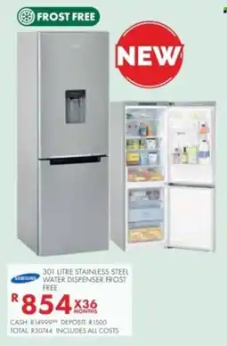 Beares Samsung 301 Litre Stainless Steel Water Dispenser Frost Free offer