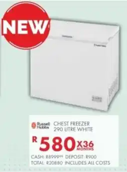 Beares Russell hobbs chest freezer white offer
