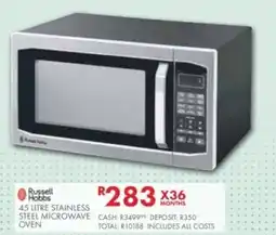 Beares Russell Hobbs Stainless Steel Microwave Oven offer