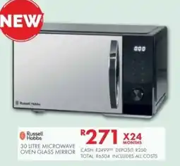 Beares Russell Hobbs Microwave Oven Glass Mirror offer