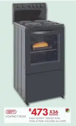 Beares Defy compact stove offer