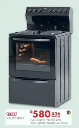 Beares Defy 4-plate stove offer