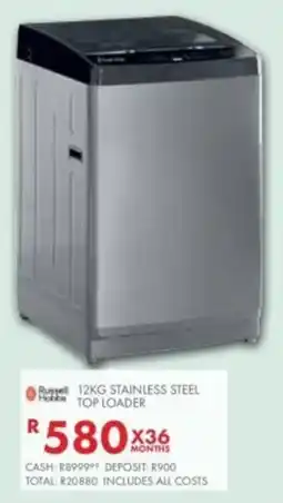 Beares Russell hobbs stainless steel top loader offer