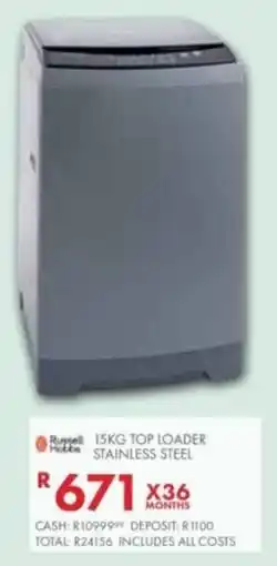 Beares Russell hobbs top loader stainless steel offer