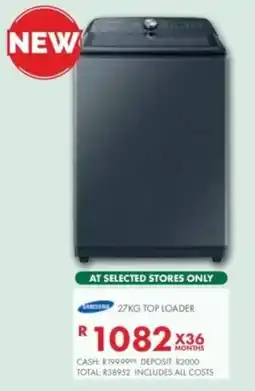 Beares Samsung Top Loader offer