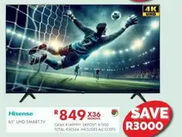 Beares Hisense 65" UHD SMART TV offer