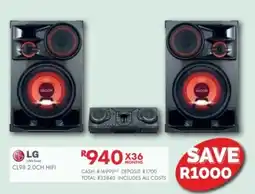 Beares LG CL98 2.0CH HIFI offer