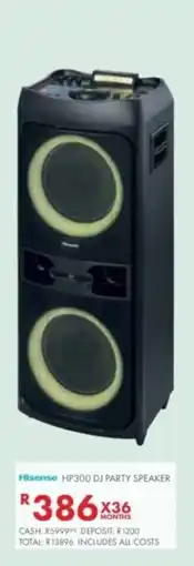 Beares Hisense HP300 DJ Party Speaker offer