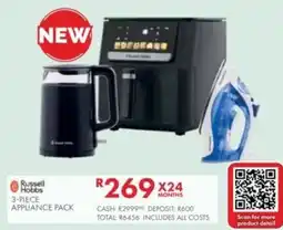 Beares Russell hobbs appliance pack offer