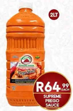 Take 'n Pay Supreme Prego Sauce offer
