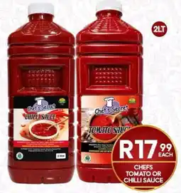 Take 'n Pay Chef's Secret Tomato or Chilli Sauce offer
