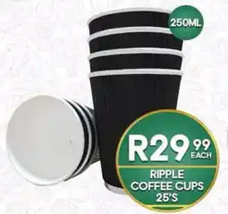 Take 'n Pay Ripple Coffee Cups offer