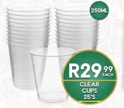Take 'n Pay Clear Cups offer