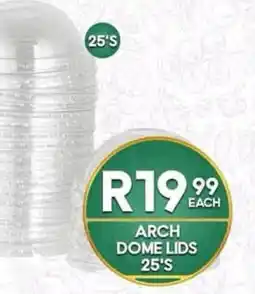Take 'n Pay Arch Dome Lids offer