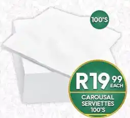 Take 'n Pay CAROUSAL SERVIETTES offer