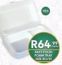 Take 'n Pay Fast Food Foam Tray offer