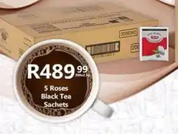 Take 'n Pay 5 Roses Black Tea Sachets offer