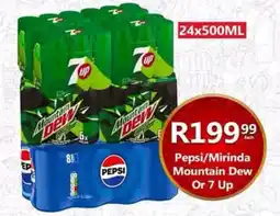 Take 'n Pay Pepsi/Mirinda Mountain Dew Or 7 Up offer