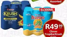 Take 'n Pay Clover Tropika/Krush Caps Assorted offer