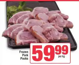 Spar Frozen Pork Packs offer