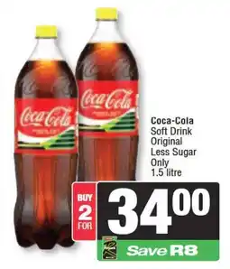 Spar Coca-Cola Soft Drink Original Less Sugar offer